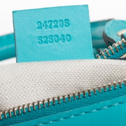 مملوكة مسبقًا Gucci Beige/Blue GG Canvas and Leather Medium Vintage Web Boston Bag