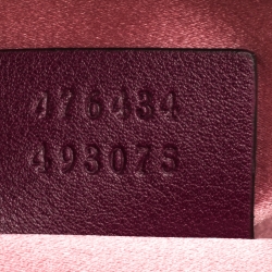 مملوكة مسبقًا حقيبة غوتشي حزام مارمونت GG  جلد ماتيلاس حمراء