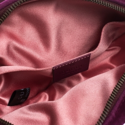 مملوكة مسبقًا حقيبة غوتشي حزام مارمونت GG  جلد ماتيلاس حمراء