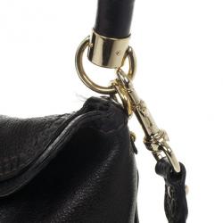 مملوكة مسبقًا Gucci Black Leather Indy Top Handle Bag