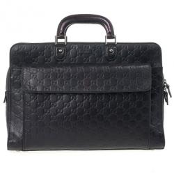 Gucci Guccissima Briefcase with Laptop Compartment 