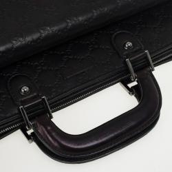 Gucci Guccissima Briefcase with Laptop Compartment 