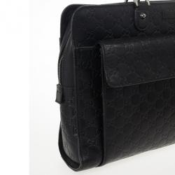 Gucci Guccissima Briefcase with Laptop Compartment 