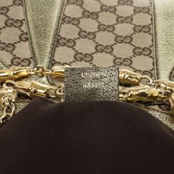 Pre Owned Gucci Monogram GG Dragon bag