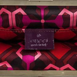مملوكة مسبقًا Gucci Purple Patent Framed Clutch