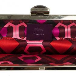 مملوكة مسبقًا Gucci Purple Patent Framed Clutch