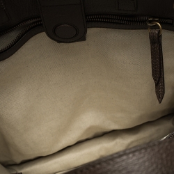 Pre Owned Gucci Beige GG Supreme Canvas Tiger Patch Paramour Tote