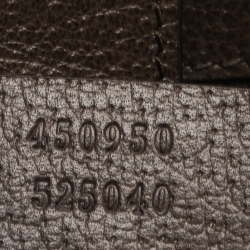 Pre Owned Gucci Beige GG Supreme Canvas Tiger Patch Paramour Tote