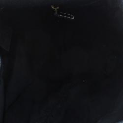 Pre Owned Gucci Black Patent Britt Tassel Flap Bag