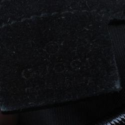 Pre Owned Gucci Black Patent Britt Tassel Flap Bag