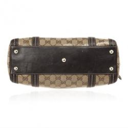 Pre Owned Gucci Duchessa Medium Boston Satchel Handbag