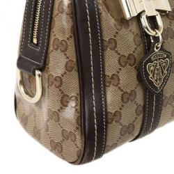 Pre Owned Gucci Duchessa Medium Boston Satchel Handbag