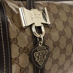 Pre Owned Gucci Duchessa Medium Boston Satchel Handbag