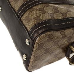 Pre Owned Gucci Duchessa Medium Boston Satchel Handbag