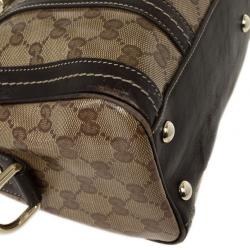 Pre Owned Gucci Duchessa Medium Boston Satchel Handbag