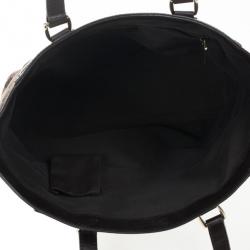 مملوكة مسبقًا Gucci Monogram Medium Tote with Brown Leather Trim