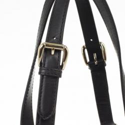 مملوكة مسبقًا Gucci Monogram Medium Tote with Brown Leather Trim