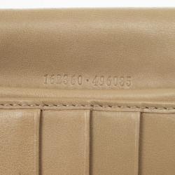 Gucci Beige Guccissima Continental Wallet