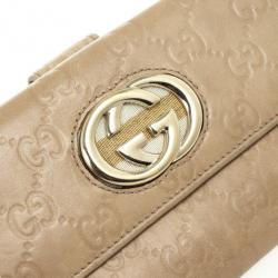 Gucci Beige Guccissima Continental Wallet