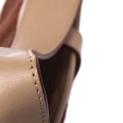 مملوكة مسبقًا Gucci Tan/Beige Calfhair and Leather Jackie O Hobo