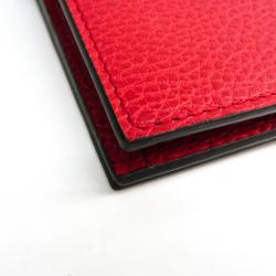 Gucci Red Leather Betty Shanghai Chain Wallet Bag