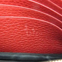 Gucci Red Leather Betty Shanghai Chain Wallet Bag