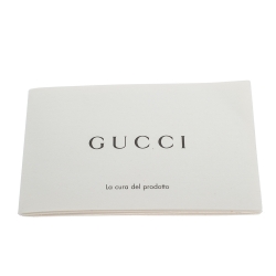 Pre Owned Gucci Navy Blue Matelassé Leather For Ounass Dionysus Tote