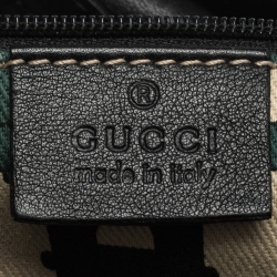 مملوكة مسبقًا Gucci Black Guccissima Leather Large Sukey Tote