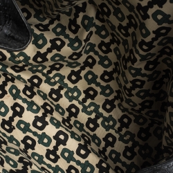 مملوكة مسبقًا Gucci Black Guccissima Leather Large Sukey Tote