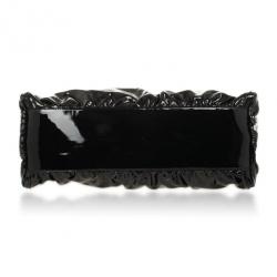 Pre Owned Gucci Black Patent Leather D Ring Large Hobo Bag