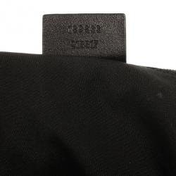 Pre Owned Gucci Black Patent Leather D Ring Large Hobo Bag