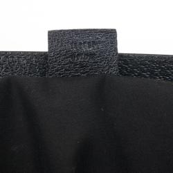 Pre Owned Gucci Black Monogram Treasure Boston Bag