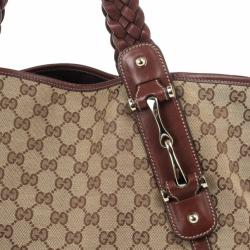 Pre Owned Gucci GG Monogram Large Pelham Tote
