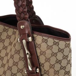Pre Owned Gucci GG Monogram Large Pelham Tote