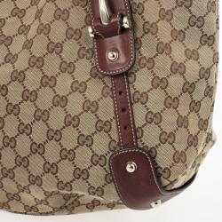 Pre Owned Gucci GG Monogram Large Pelham Tote