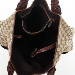 Pre Owned Gucci GG Monogram Large Pelham Tote