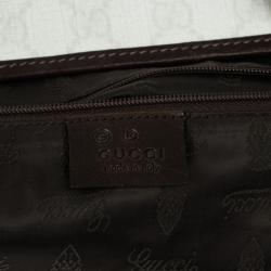 Pre Owned Gucci White Nice GG Supreme Canvas Tote Bag