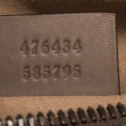 Pre Owned Gucci Biege Matelasse Leather GG Marmont Belt Bag 