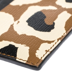 Gucci Multicolor Printed Leather Card Holder