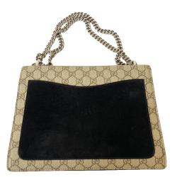 Pre Owned Gucci Brown GG Supreme Canvas Dionysus Medium Bag