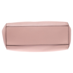 Pre Owned حقيبة يد غوتشي "نيمفايا" صغيرة بيد بامبو جلد وردي فاتح