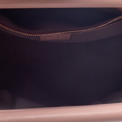 Pre Owned حقيبة يد غوتشي "نيمفايا" صغيرة بيد بامبو جلد وردي فاتح