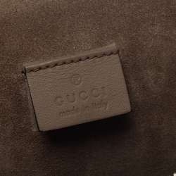 Pre Owned حقيبة كتف غوتشي "ديونيسوس" متوسطة سويدي و كانفاس جي جي سوبريم بيج