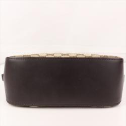 مملوكة مسبقًا Gucci Beige/Ebony GG Canvas and Leather Tote