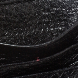 Gucci Black Leather Soho Wristlet Clutch