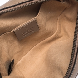 مملوكة مسبقًا حقيبة خصر غوتشي "مارمونت" مزينة بشعار الماركة جي جي جلد ماتيلاس بيج