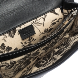 مملوكة مسبقًا Gucci Black Leather Small Dionysus Shoulder Bag