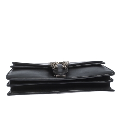 مملوكة مسبقًا Gucci Black Leather Small Dionysus Shoulder Bag