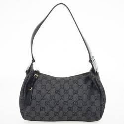مملوكة مسبقًا Gucci Denim GG Fabric Small Shoulder Bag