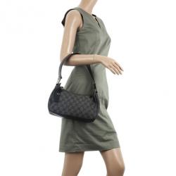 مملوكة مسبقًا Gucci Denim GG Fabric Small Shoulder Bag